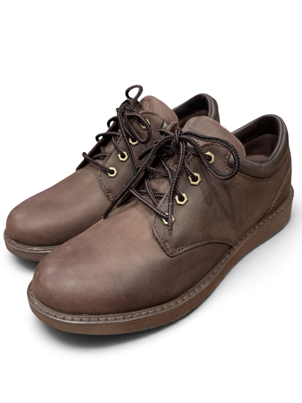 L.L.Bean Men’s Brown Lace-Up Casual Shoes Size 8 Medium NWOB